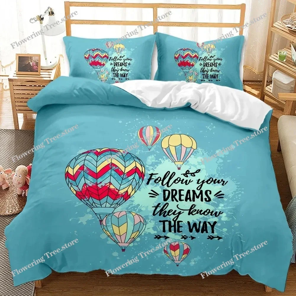 

British Style Duvet Cover Set Cartoon Small Fresh I Love Paris Bedding Set For Kid Teen Polyester Paris Street Scene Quilt Cover