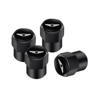 4Pcs Universal Aluminum Alloy Hexagonal Car Tire Valve Caps Cover Genesis Logo Airdust Waterproof Cars Truck Bike Accessories