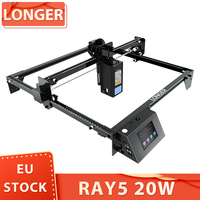 LONGER RAY5 20W Laser Engraver Cutter Fixed Focus 0.08*0.1mm Laser Spot Color Touchscreen 32-Bit Chipset Working Area 375*375mm