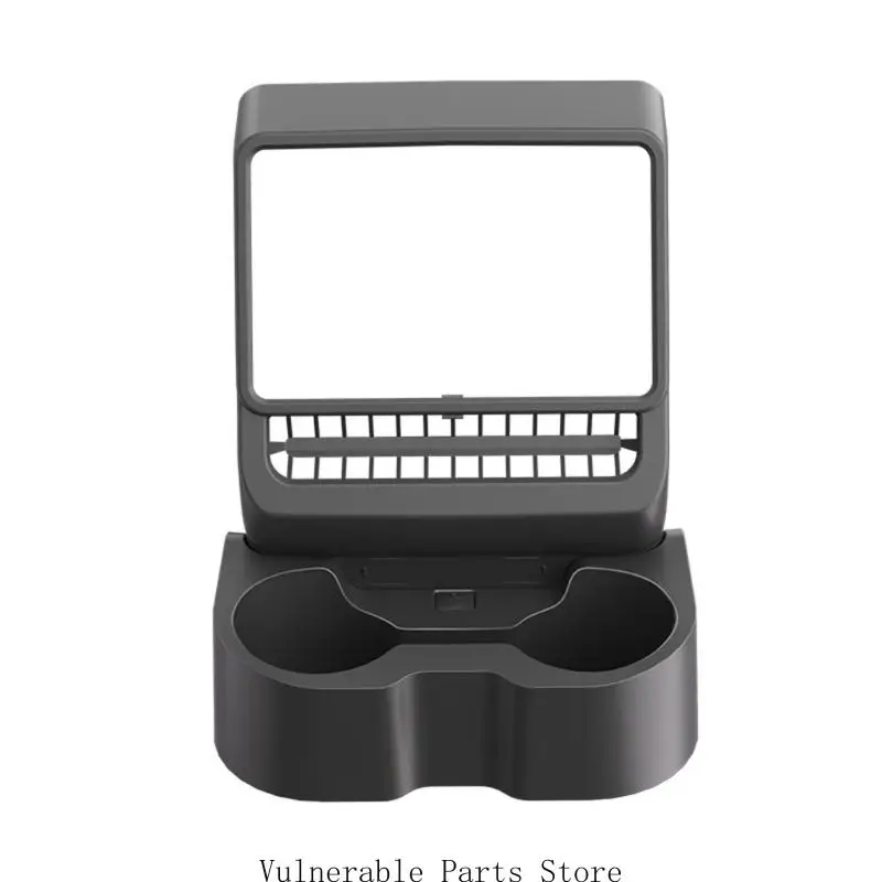 

D0UC Rotating Storage Solution Cup Holder Feature Lock for Back Vent