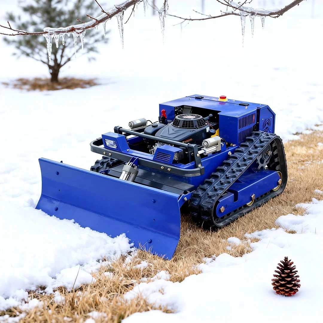 

Customized Remote Control Compact Robot - Snow Shovel Equipped 550mm Cutting Width Lawn Mower