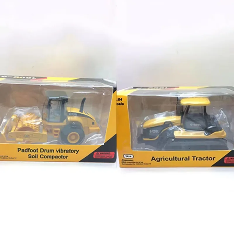 C-COOL Diecast 1/64 escala Tractor agrícola aleación simulación ingeniería coche modelo juguetes de exhibición