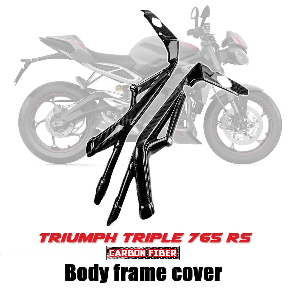 

For Triumph Street Triple 765RS 2016 -2021 2020 2019 100% Full Dry 3K Carbon Fiber Body Frame Covers Motorcycle Accessories