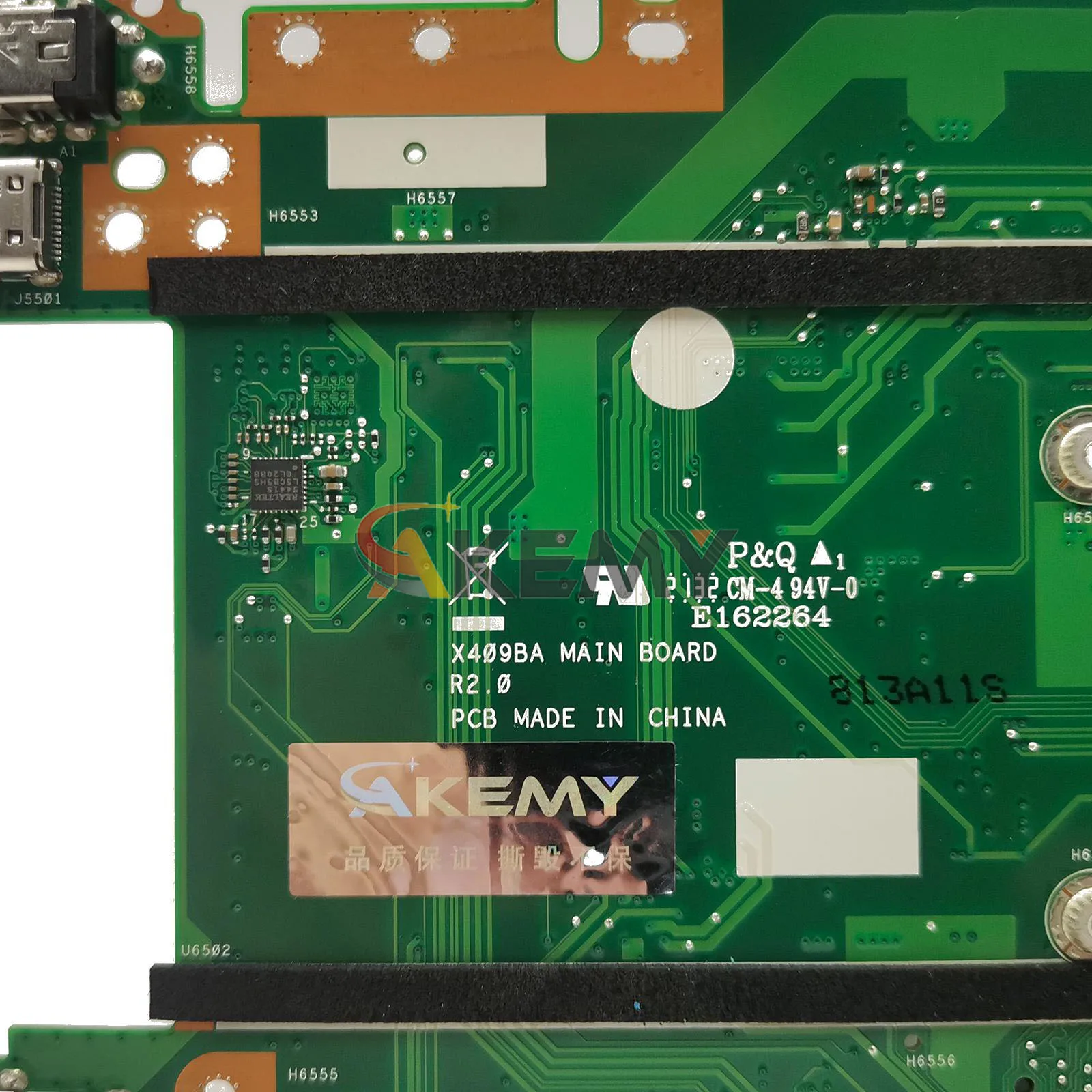 X409BA Laptop Placa-mãe Para ASUS VivoBook M409BA D409BA M509BA X409B X409BA D509BA Mainboard Com A6 A8 A9 CPU 100% testes OK