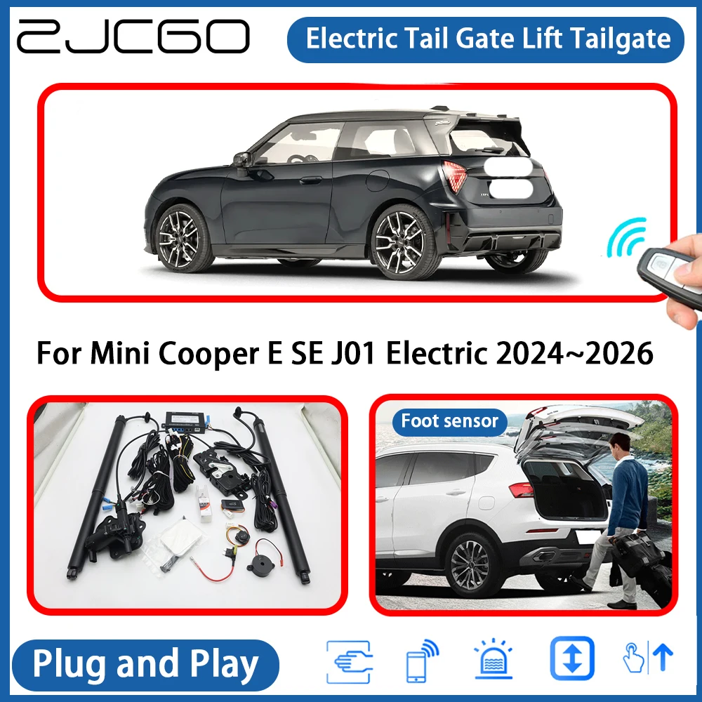 for Mini Cooper E SE J01 Electric 2024~2026 Automatic Powered Tailgate Power Liftgate Electric Tail Gate Lift Assisting System