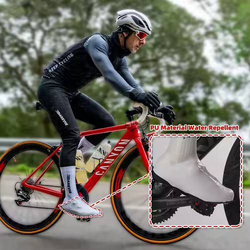 DAREVIE AERO Cycling Shoes Cover Anti-Slip Waterproof Aero Overshoes Cycling Windproof Aero Bike Shoes Cover Bicycle Accessories - Image 3