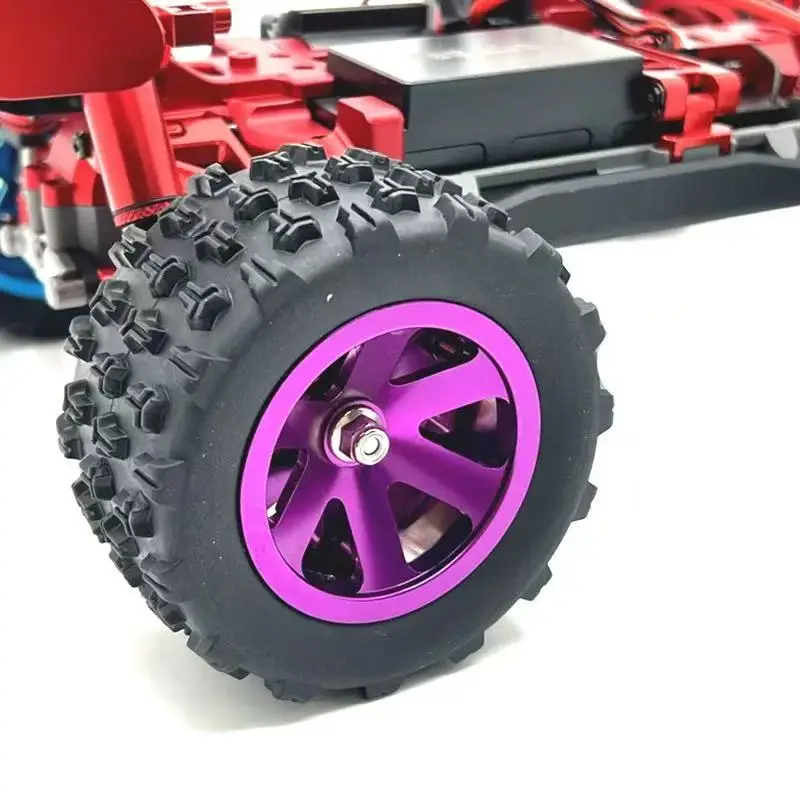 

WLtoys remote Control Car Accessories Metal Upgraded Clamp Wheel Hub Tire For MJX WLtoys RIaarIo SCY JJRC LC HuanSu RC Car Parts