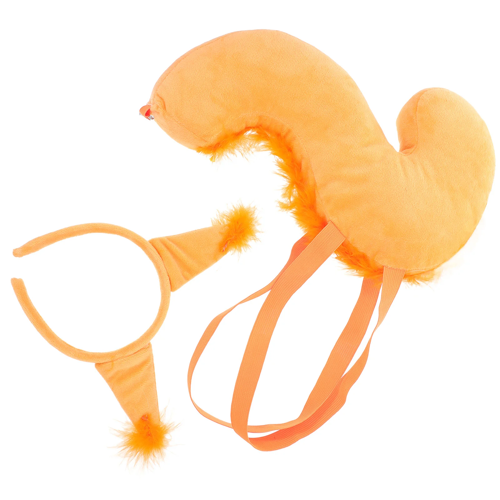 1 set kit costume scoiattolo set coda fascia accessorio animale unico per festa costume animale cosplay di Halloween