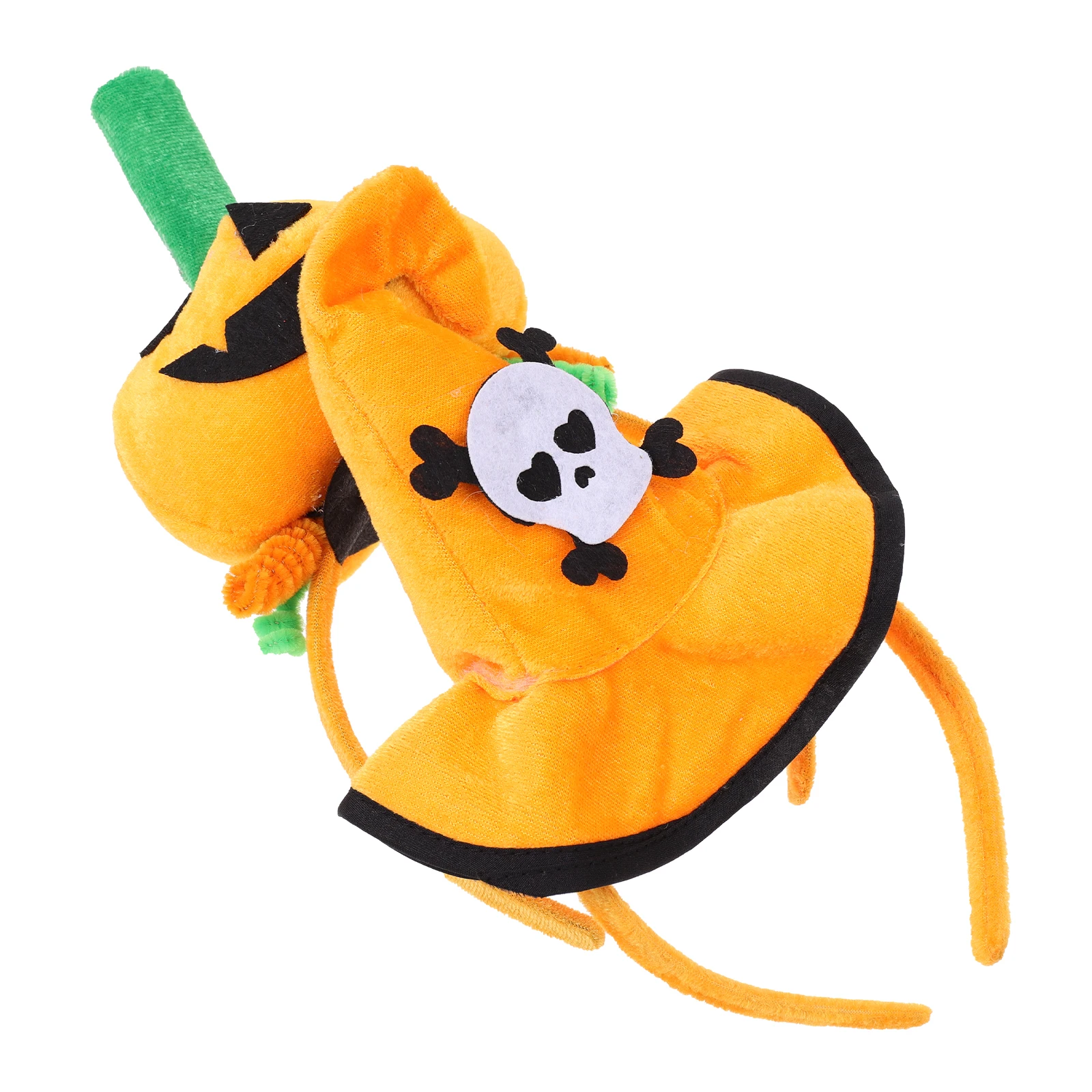 

2 Pcs Pumpkin Hat Headband Party Hair Bands Makeup Halloween Hairbands Design Headbands Cosplay Headdresses Lovely