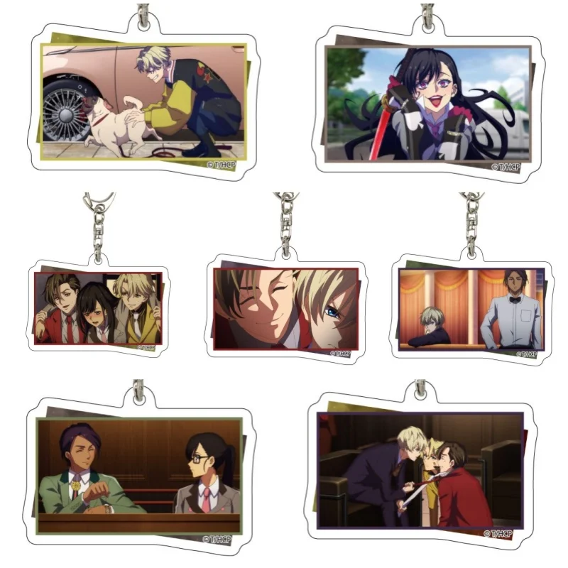 Аниме-high-card-leo-constantine-pinochle-фигурки-косплей-акриловые-брелки-Финн-Декор-мультфильмы-старый-человек-милый-кулон-фанаты-xmasgift