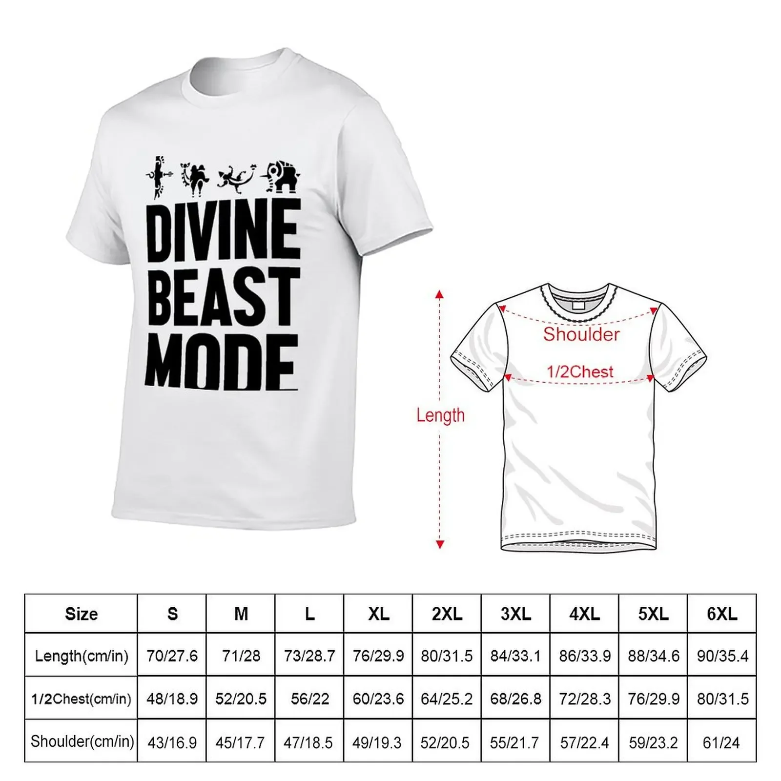 Divine Beast Mode T-Shirt sublime plain quick drying designer t shirt men