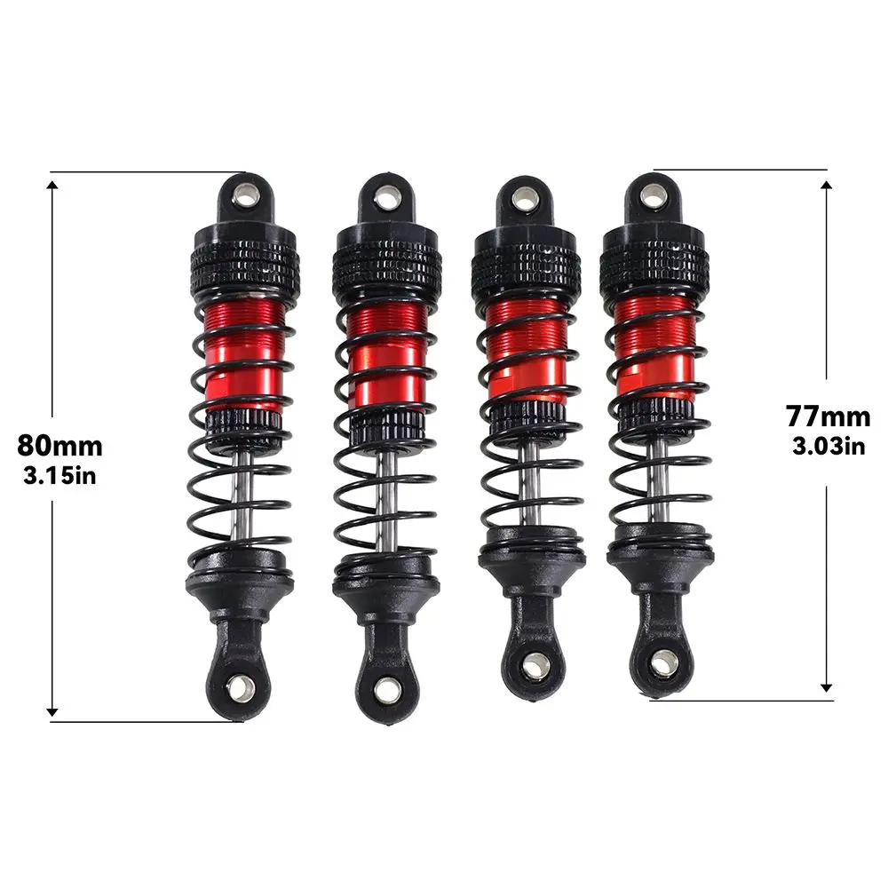 

Meijiaxin 1/14 14210 14209 remote control car hydraulic front and rear suspension 77MM 80MM