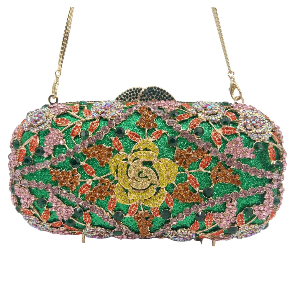 Clutch Rhinestone Clutch Dress Bag Banquet Party Diamond Dinner Cheongsam Women's Bag Crystal-Embellished Party Clutch Sac Femme
