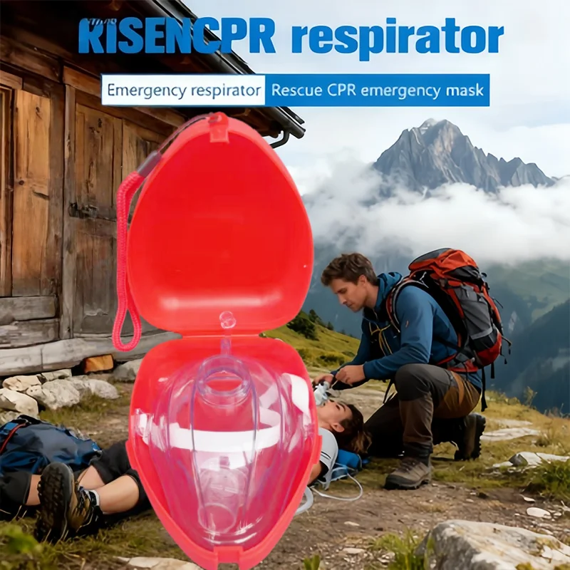 

Reusable Professional Emergency Cardiopulmonary Resuscitation Breathing Mask to Protect RescuePersonnel With Artificial Respira