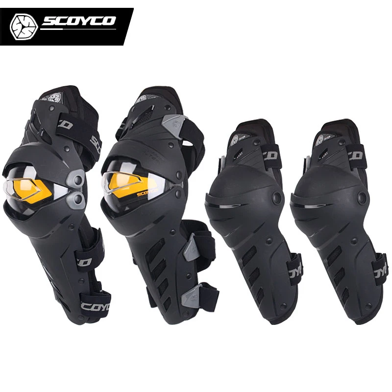 SCOYCO Motorcycle Knee Pads Elbow And Knee Pads Men's And Women's Motorcycle Riding Equipment Anti-fall Four Seasons