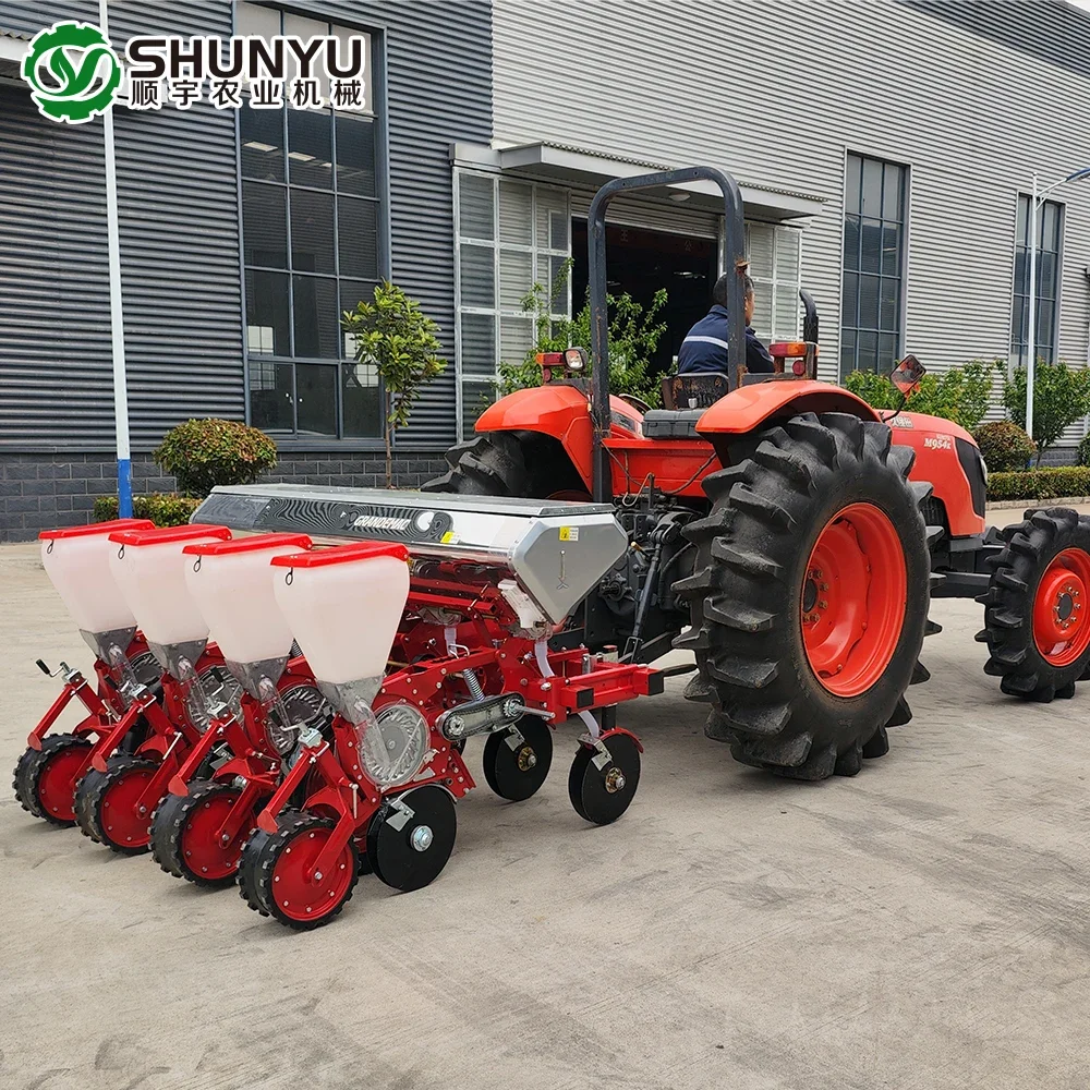 agricultural machinery pneumatic 4 rows corn maize planter