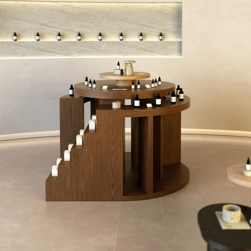 Aromatherapy display cabinet, beauty salon showcase, island display rack