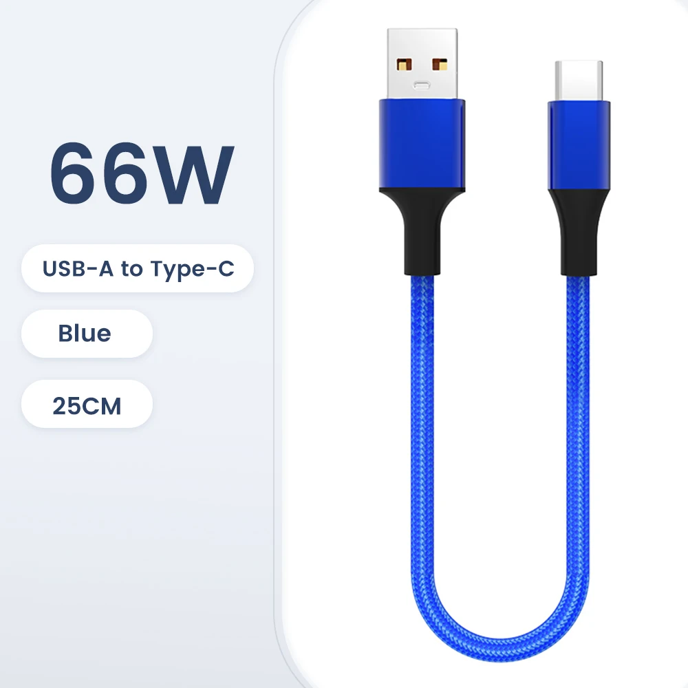 0.25m Type C Usb Cable Fast Charging Data Cable Short Portable Usb C lightning Cable Charge for IphonePower Bank Phone Wire