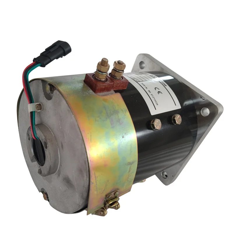 Electric four-wheel sightseeing garbage sanitation vehicle, patrol car rear axle driving motor DC motor