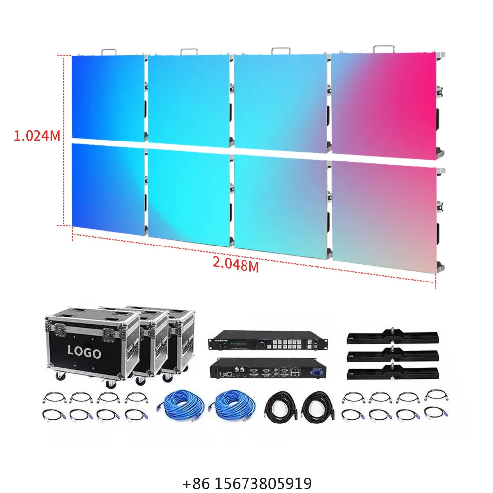 

Светодиодный видеоэкран P2 P4 P8, модуль для цифровых табло, высокояркая SMD HD LED-панель для наружной рекламы