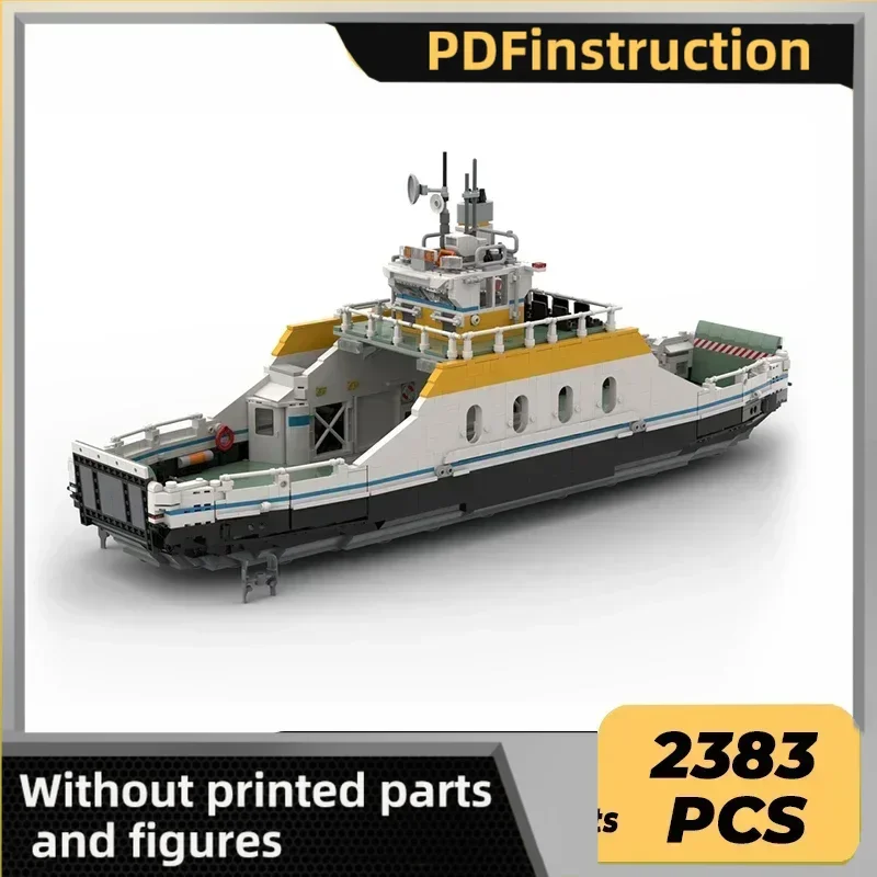 

Модель корабля Urban Port Moc, строительные кирпичи, автомобиль среднего размера, технологические модульные блоки, подарок, рождественские игрушки, наборы «сделай сам», сборка
