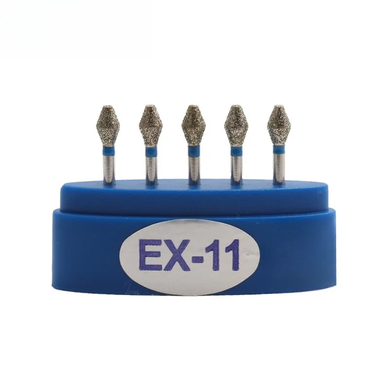 

1Box Dental Oral Materials High Speed Car Needle Emery Dental Drill Polish Teeth Diamond Wheel Needle EX Nursing Laboratory Tool