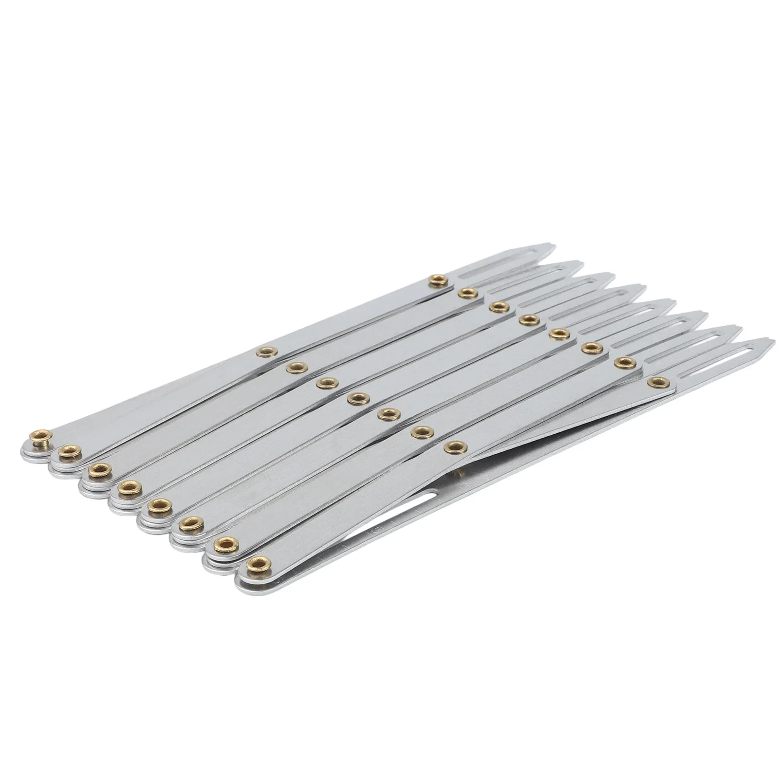 

Инструмент для измерения расстояния между пуговицами для рукоделия и шитья, серебристый, металлический, легкий, портативный, для точных измерений