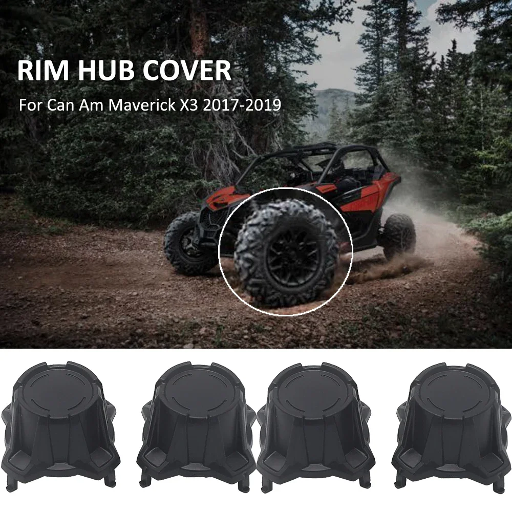 

Центральные колпаки ступицы обода колеса, накладки для CAN-AM MAVERICK X3 900 HO Max R 4x4 DS XMR XRC Turbo DPS 2017-2021 2020 2019 2018
