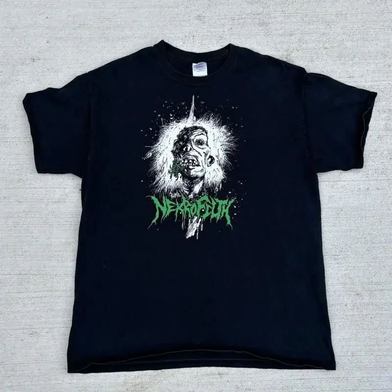 Y2K Nekrofilth Lot Nun Slaughter Midnight Municipal Waste Toxic HolocausT T Shirt