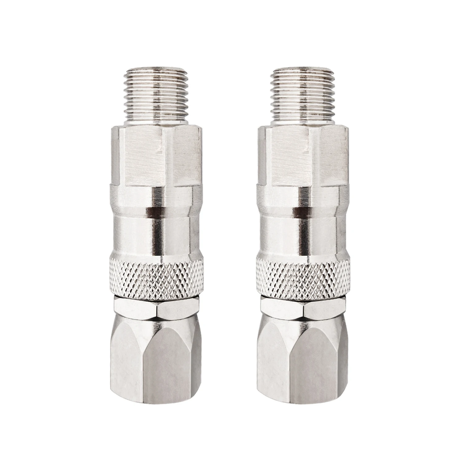 

2 шт. 1/4 дюйма, аксессуары для безвоздушного распылителя, вращающаяся на 360 градусов насадка, распылитель высокого давления из нержавеющей стали и соединитель шланга