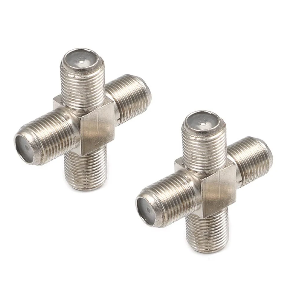 2 stücke f-Typ zu TV IEC 90-Grad-Stecker & Buchse HF-Koaxial adapter Adapter TV-Koaxial antennen anschluss – Detail 15