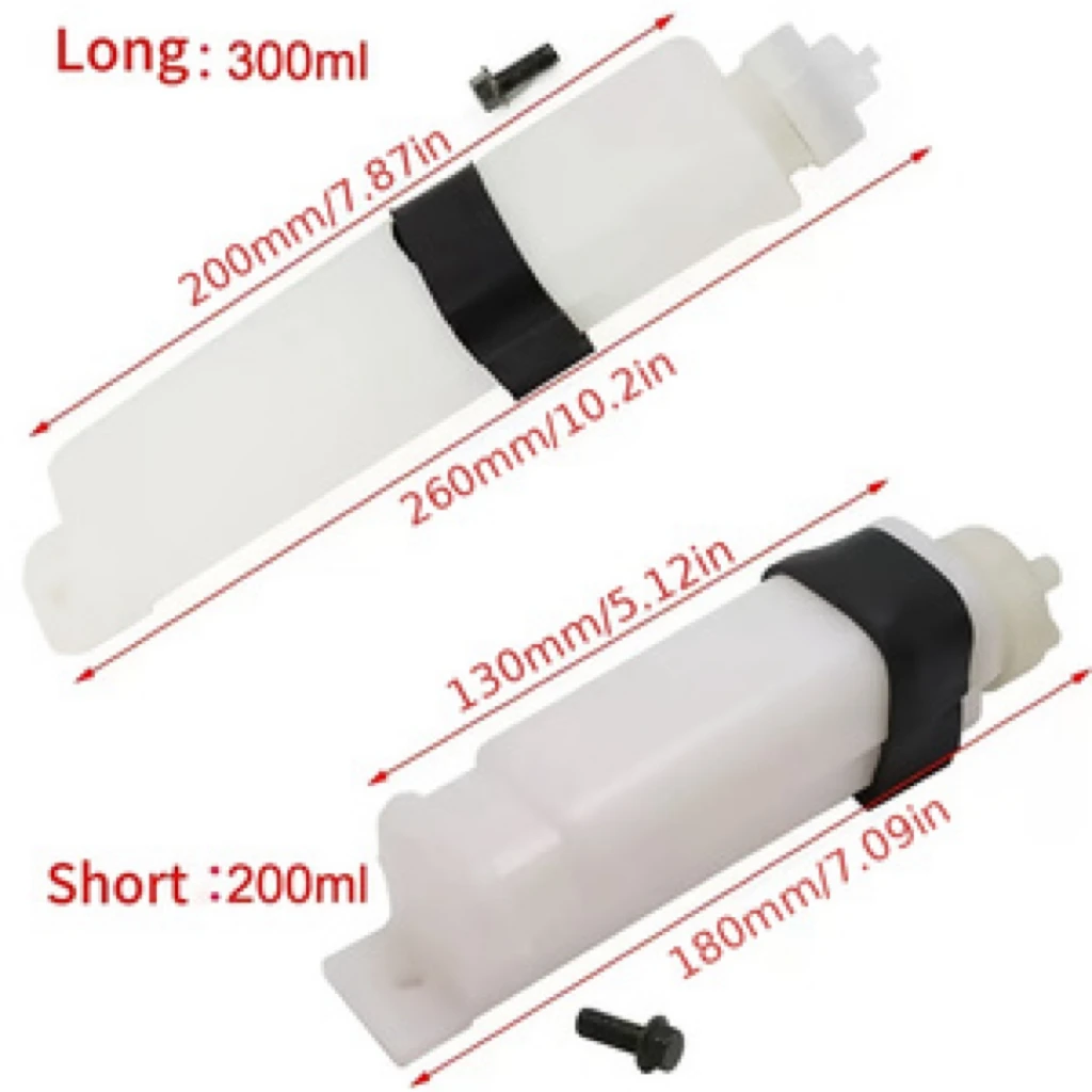 Plastic Radiator Coolant Overflow Bottle Reservoir Tank 200ml 300ml Universal For Dirt Bike Off Road Aftermarket Modification