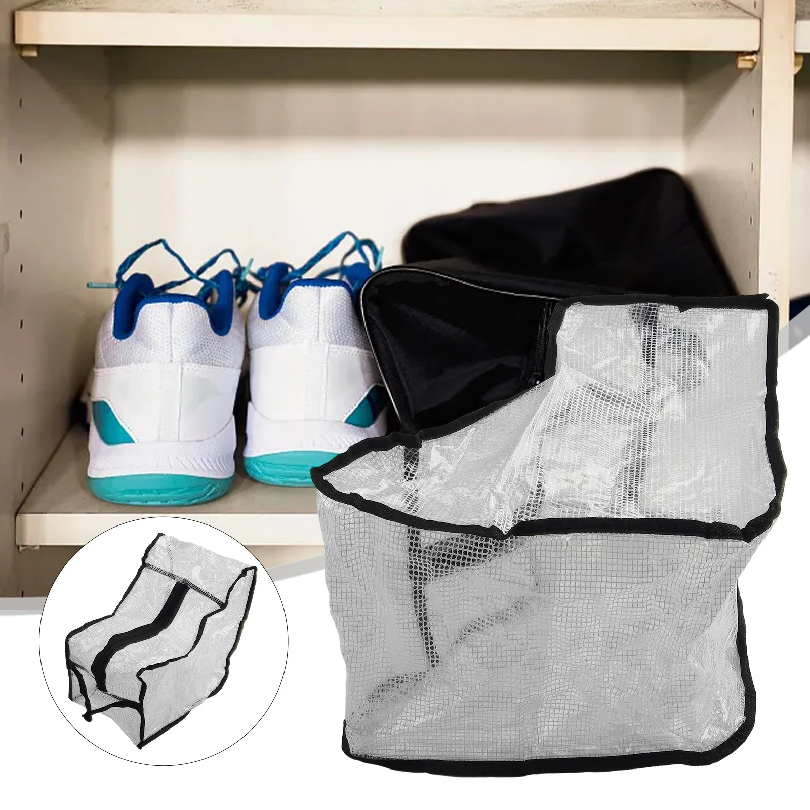 Dustproof Storage Bag, Portable Shoe Organizer with Carrying Handle, Protect Your Boots, Easy to Travel, Multi Purpose