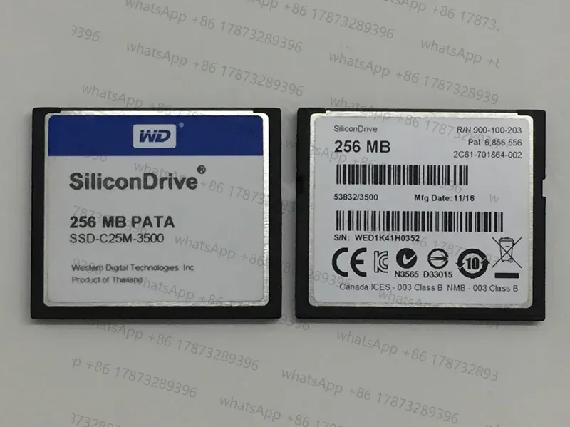 

WD SiliconDrive CF 256 МБ PATA SSD-C25M-3500 Промышленная CF-карта 256M