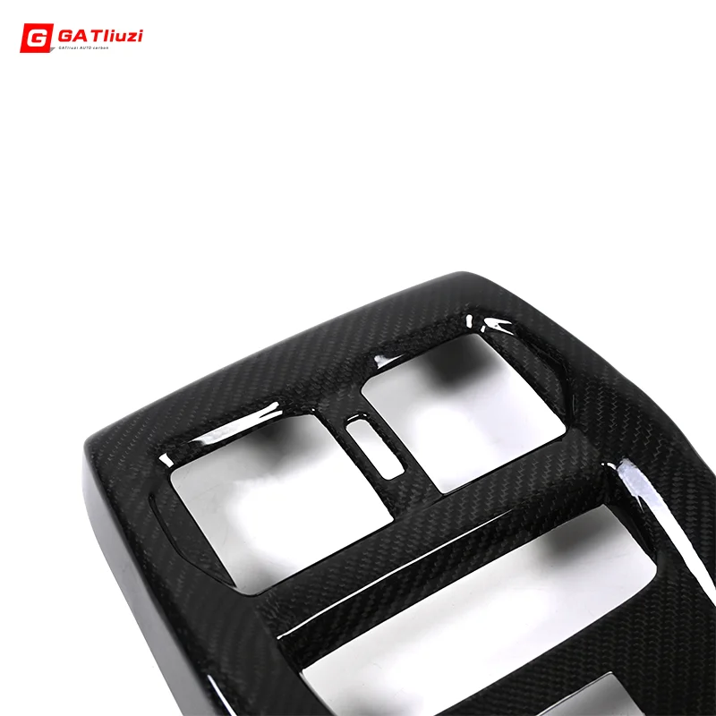For BMW G80 G81 G82 G83 Prepreg Carbon Fiber Center Console Cover Rear Seat Air Conditioning Vent Cover