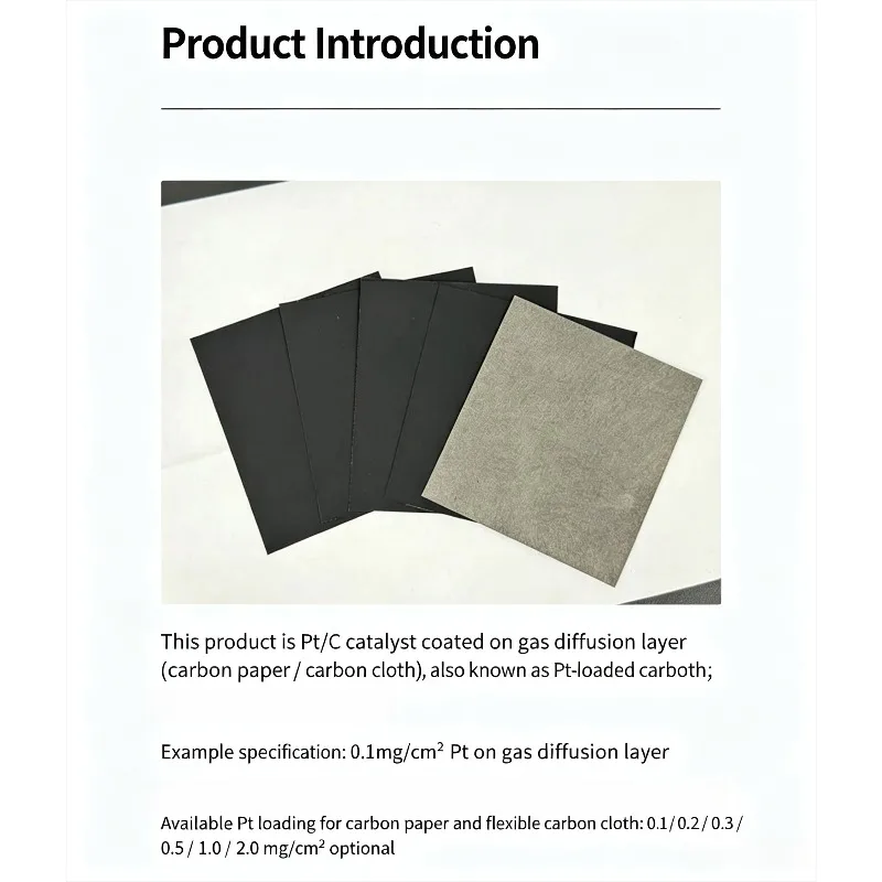 SEN1191 Cathode Electrode For Microbial Fuel Cell, Made With Imported Pt/C Platinum Carbon Catalyst