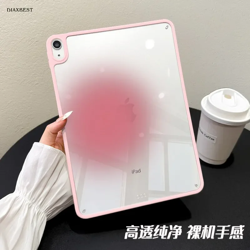 

Чехол для iPad Pro 13, 11 (M5, M4), 12.9 (A16), 10, 8, 7, 9-го поколений, для iPad Air 11 (M2, M3), Mini, в стиле Y2K с розовым градиентом, для девочек