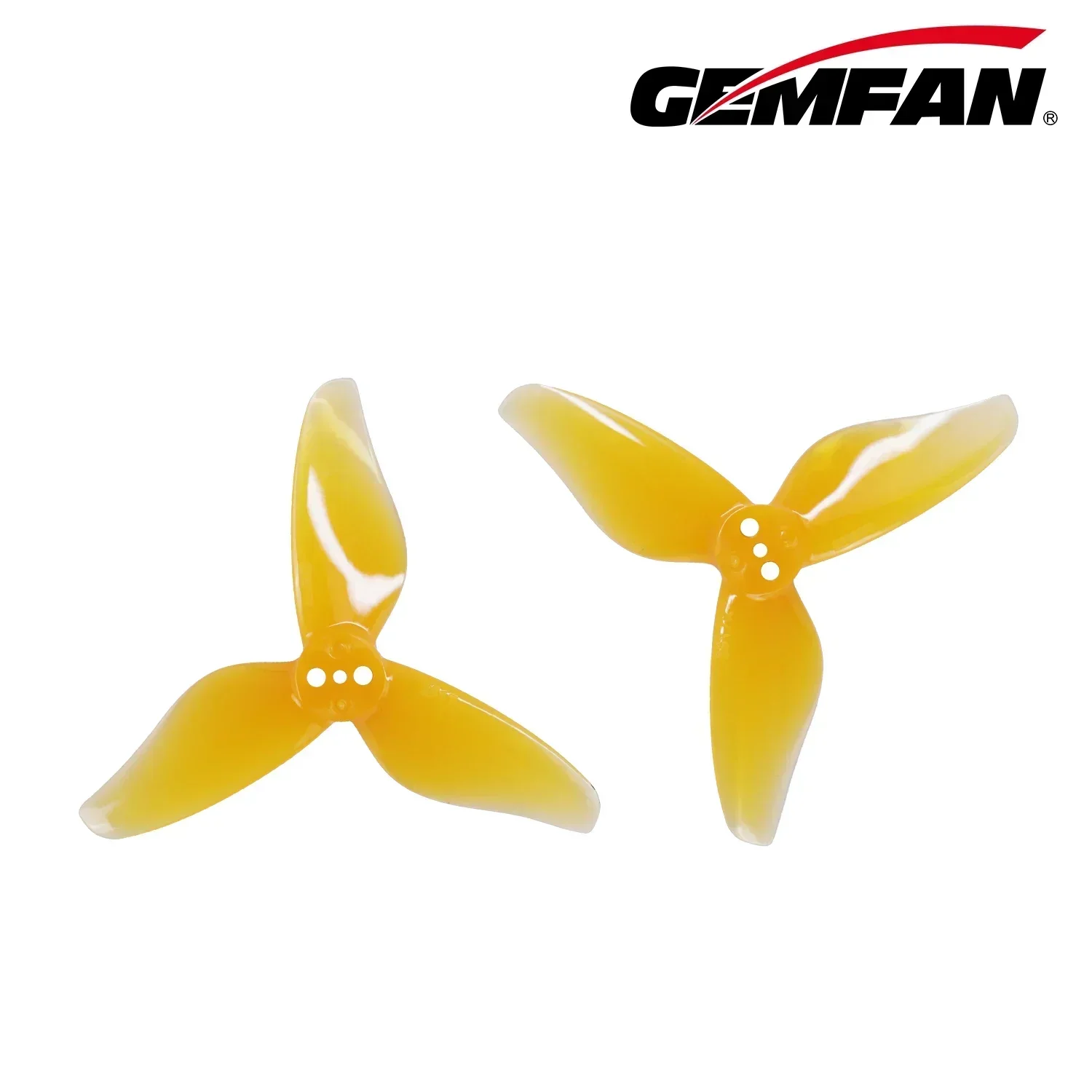 Gemfan 2517-3 Tri-blade Propellers 4 Pairs, 63.5mm Diameter T-mount 1.5mm Hole for 170g Takeoff Weight FPV Quad