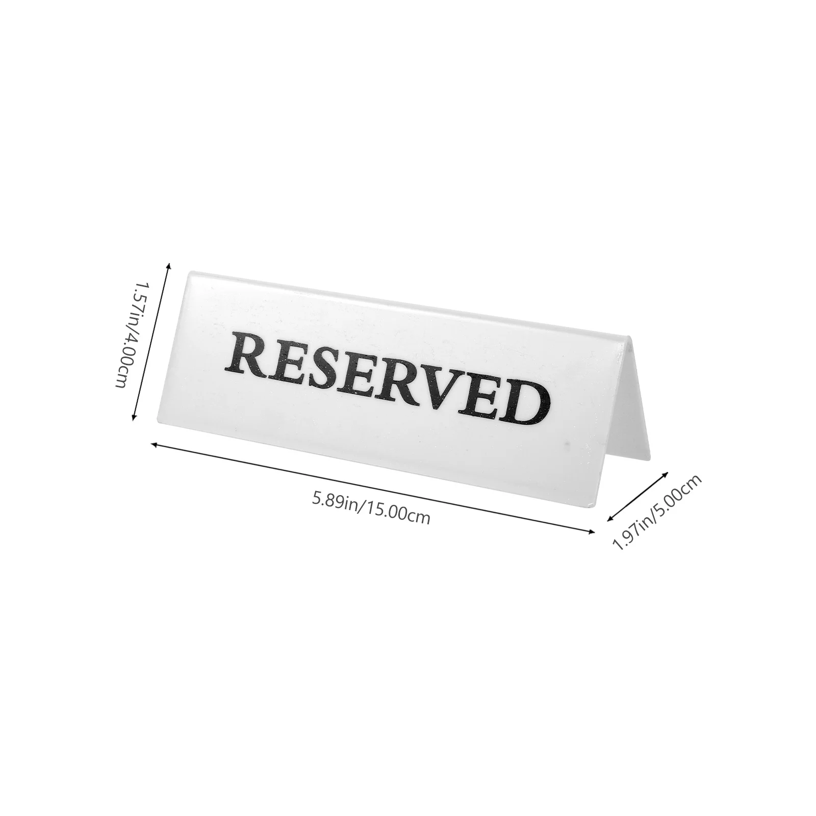 2Pcs Reserved Seating Signs for Chairs Reserved Table Signs Wedding Party Banquet Event Restaurant Club Hotel Conference Room