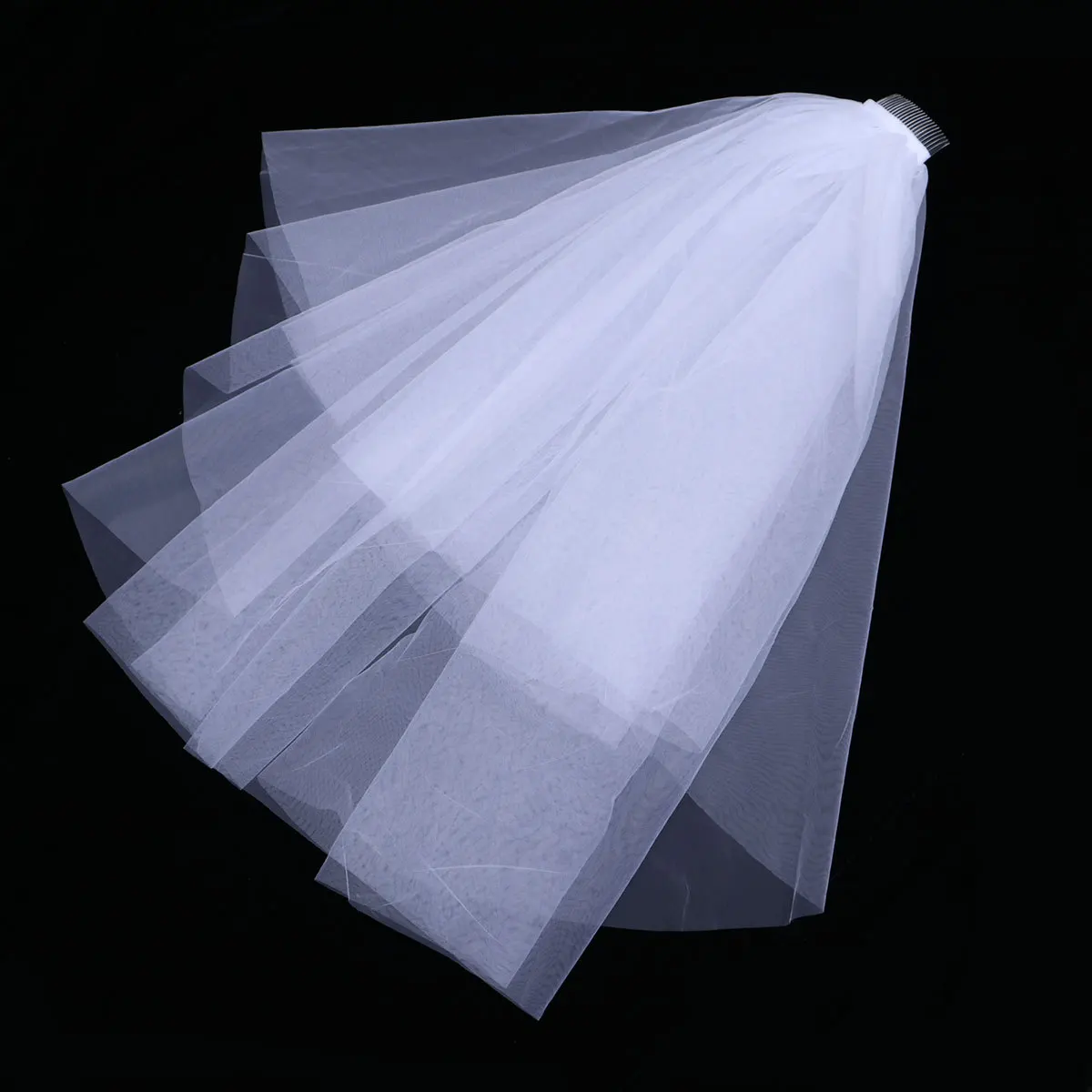 

Veil Elegant Multilayer Gauze Wedding Accessory Bridal Gauze Veil For Bride Women Cathedral Ceremony Party White