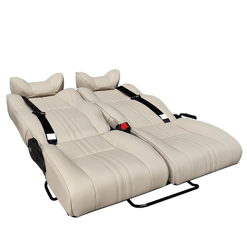 RV double seat, passenger car, van, commercial vehicle side-shift bed chair, backrest flat bed