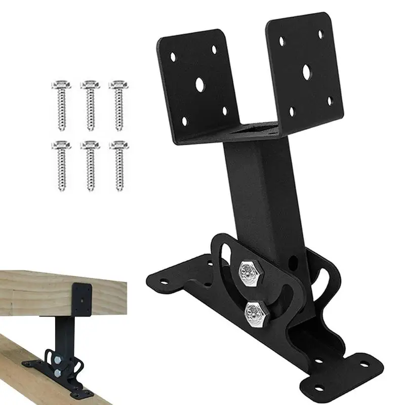 Pergola Roof Brackets Adjustable Roof Bracket Kit Pergola Brackets Metal Saddle Roof Riser With Screws For Pergola Patio Cover