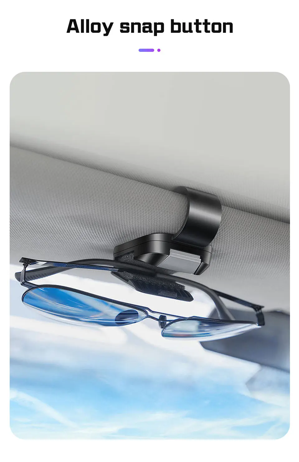 Für LYNK&CO 05 01 02 03 06 900 Z20 Z10 LYNK CO Auto-Brillenclip Sonnenblenden-Sonnenbrillenhalter Brillenaufhänger Clips Zubehör – Detail 5