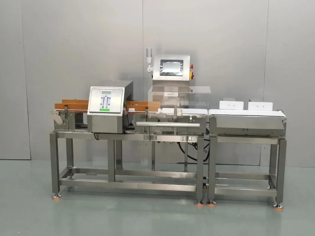 【2026】Automatic Check Weigher Combination Checkweigher Weighting Scale With Label Printer Conveyor