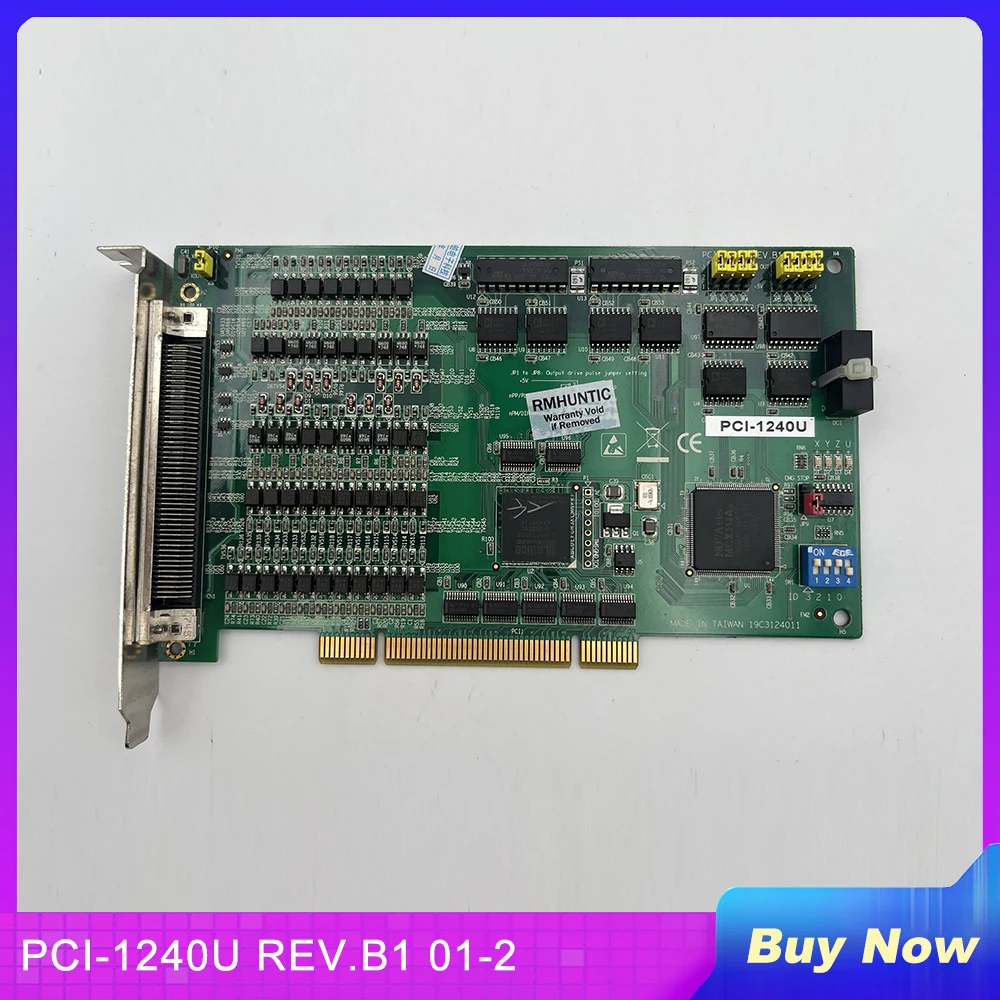 For Advantech Step/pulse Servo Motion Control Card PCI-1240U REV.B1 01-2