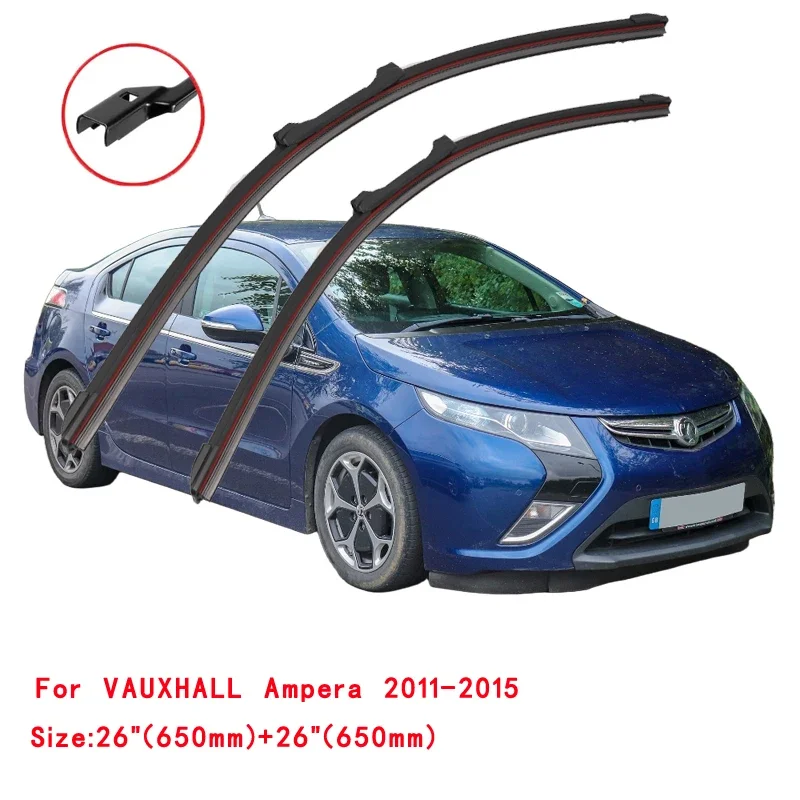 For Opel Vauxhall Ampera Hatchback R12 EV 150 2011 2012 2015 2016 2018 2019 Winter Brushes Double Rubber Wiper Blades