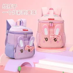 Cartoon Rabbit School Bags for Girls Children Waterproof Kawaii School Backpack Ultra-light Kindergarten Primary Travel Backpack