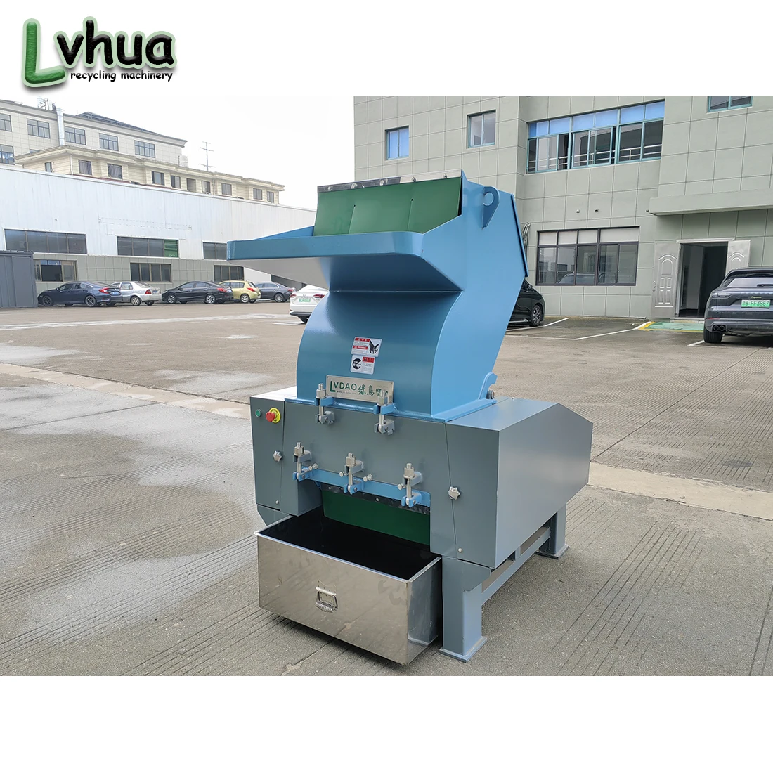 Lvdao  High Reliability Small Granule PP Plastic Scrap Duckbill Crusher Machine for Construction Works