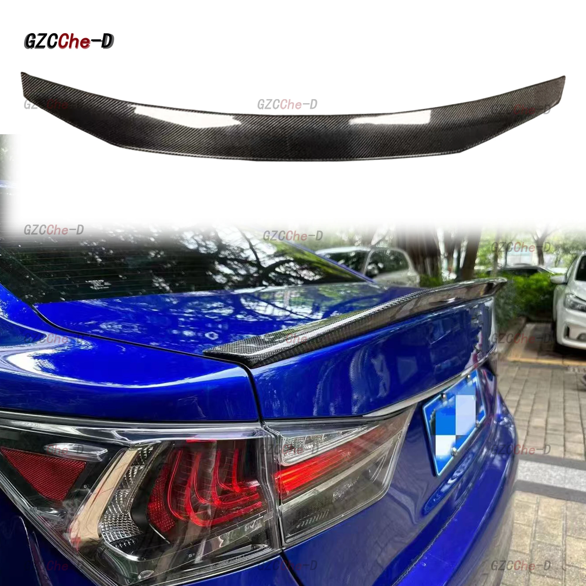 For  Lexus GS200 GS300 GS450h GS350 GS-F GS200t 12-17 models, trunk wing body kit accessories, genuine carbon fiber spoiler