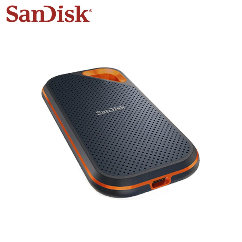 Sandisk-黒の外付けコンピューター,タイプa/c,テラバイト,2テラバイト,1テラバイト,ssd,e81,Extreme Pro,ラップトップ,高速,3.2